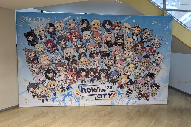 hololiveCITY24 ちびキャラ集合特大パネル