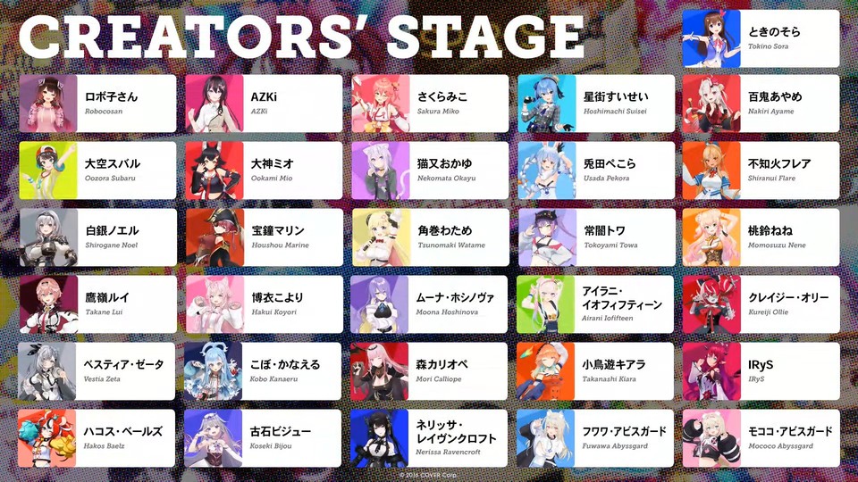 CREATORS’ STAGE メンバー一覧