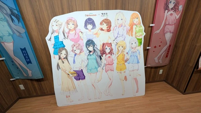 学マス×極楽湯コラボ RAKU CAFE 集合パネル撮影が大変だった