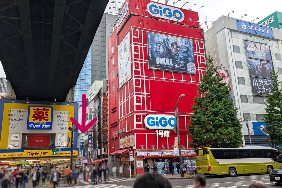 秋葉原 GiGOのたい焼き店舗の説明