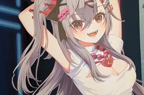 輪郭に合わせて切り抜かれているのでそこにいる感がつよい - hololive SUPER EXPO 2025 後夜祭 埼玉 -