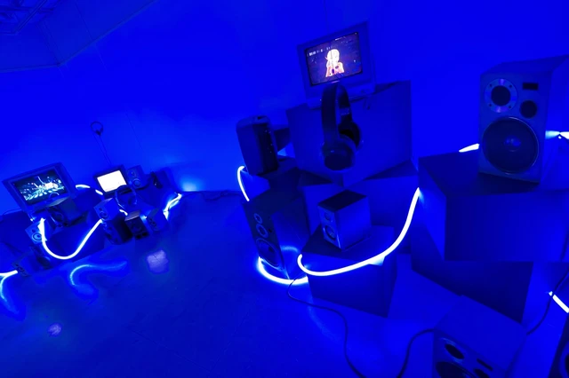 青いエリア - 星街すいせい展覧会「SUISEI ARCHIVES」-
