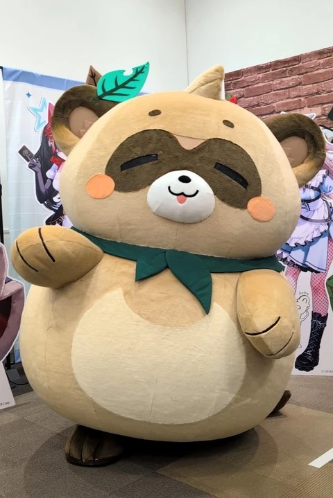 挨拶してくれる ぽこべぇ
-ホロライブEXPO後夜祭2025 着ぐるみグリーティング-