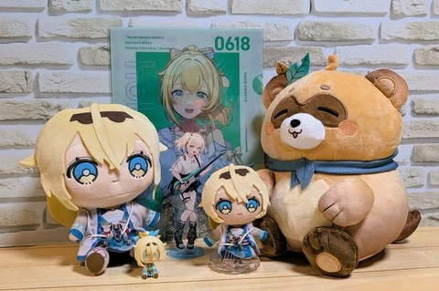 大きい自作撮影ブースなのでぬい撮りやクリアファイル撮影もラクラク~