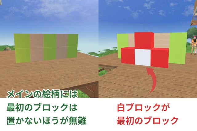 ジョイントブロックは最初に置いたブロックを消すと全部消える可能性あり
-ホロアース 飾り方ガイド-
