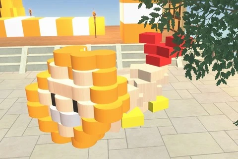 カラーブロックの建築方法
-ホロアース 飾り方ガイド-