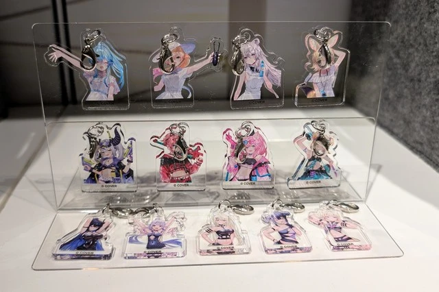 アクリルチャームサンプル展示
-ホロナツパラダイス POP UP SHOP-