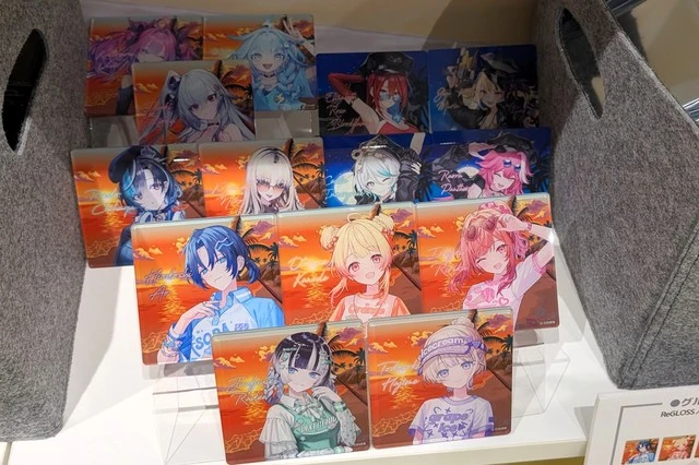 アクリルコースターサンプル展示
-ホロナツパラダイス POP UP SHOP-