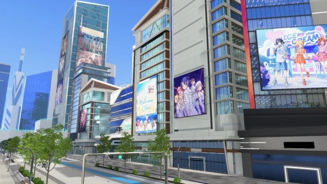 オルタナティブシティのビルの広告達
-ホロアース ReGLOSS 2周年パーティ-