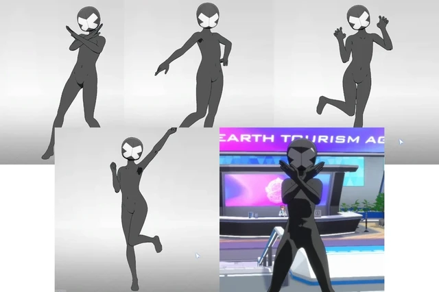 【ホロアース 秘密結社holoX降臨パーティー！】で登場したエモート例