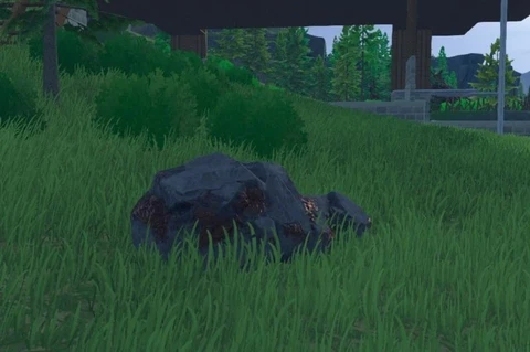 ホロアース　銅が採掘できる岩の写真