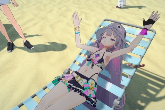 降臨祭でホロナツパラダイスを堪能できる「セレスティアル・ビーチ」を堪能する古石ビジュー