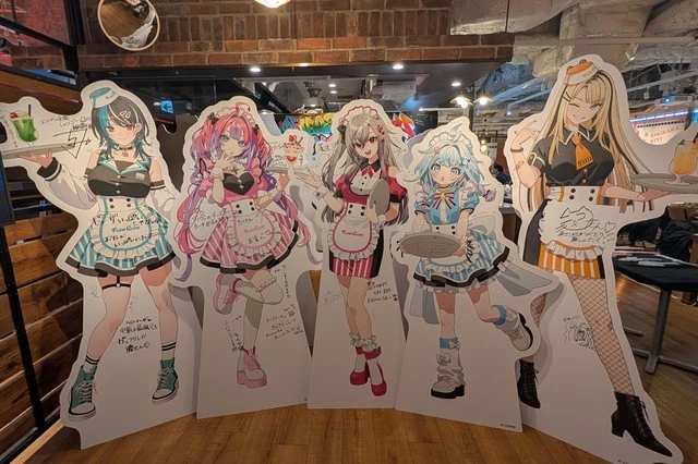 2026年3月 hololive DEV_IS FLOWGLOWのコラボカフェ前期の様子