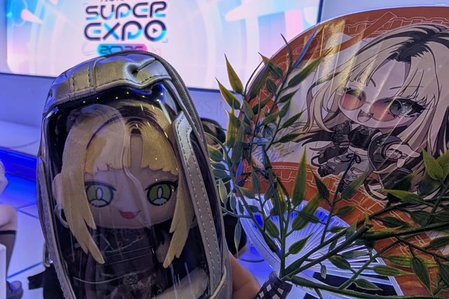 hololive SUPER EXPO2026 モニタリングトーク 虎金妃笑虎 の回に参加
開始前にニコたんグッズで記念撮影