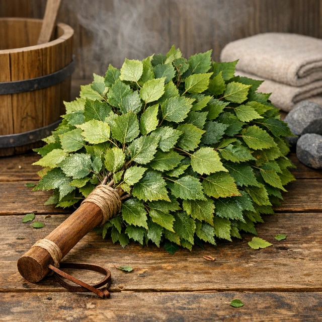 AI生成で出力したサウナで使う葉
