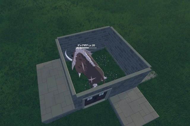 ホロアース ビックボア固定湧き閉じ込めトラップ 使用例の写真