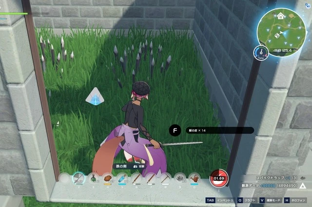 ビックボア固定湧き閉じ込めトラップ ラスト放置でHP減らしたあとにラストアタックで観測データのポイントゲット