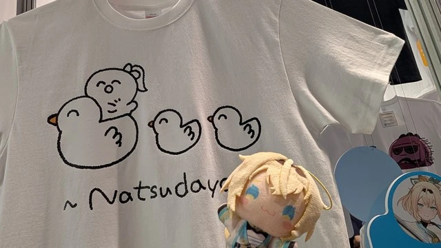 hololive Splash T-Party! ござるさんTシャツと記念撮影