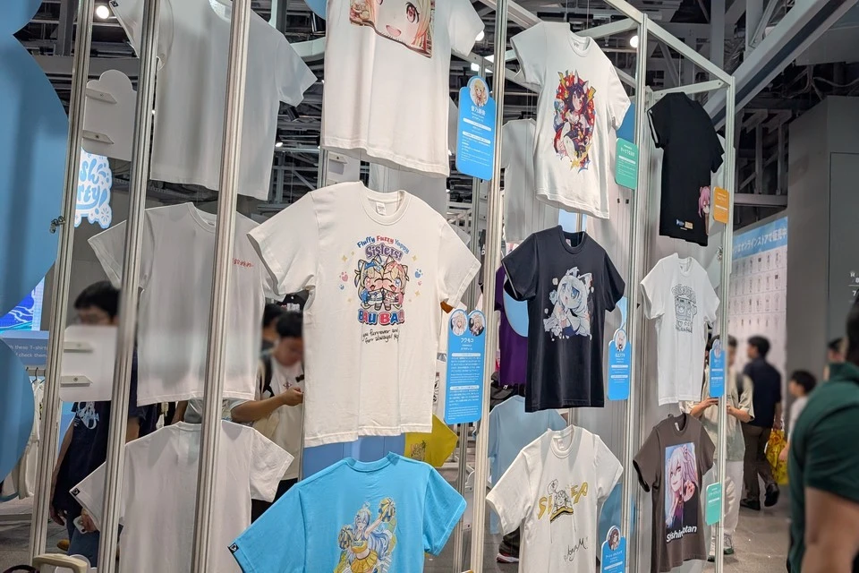 hololive Splash T-Party! 展示会場の様子 